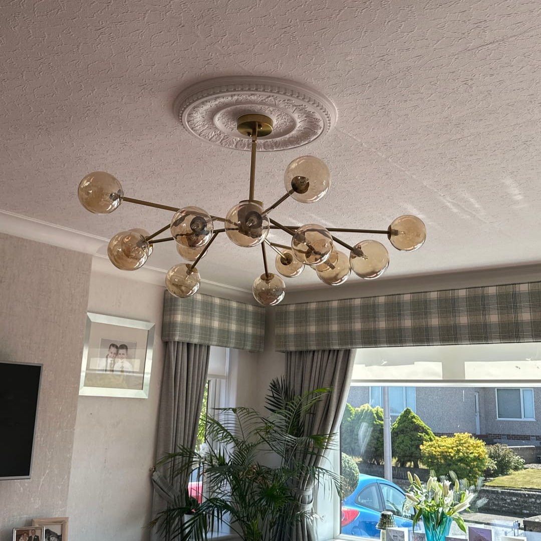 15-Light Sputnik Modern Sphere Chandelier