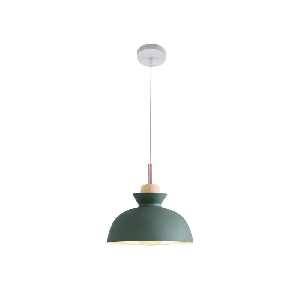 Craftsman Style 1-Light Single Dome Pendant Light