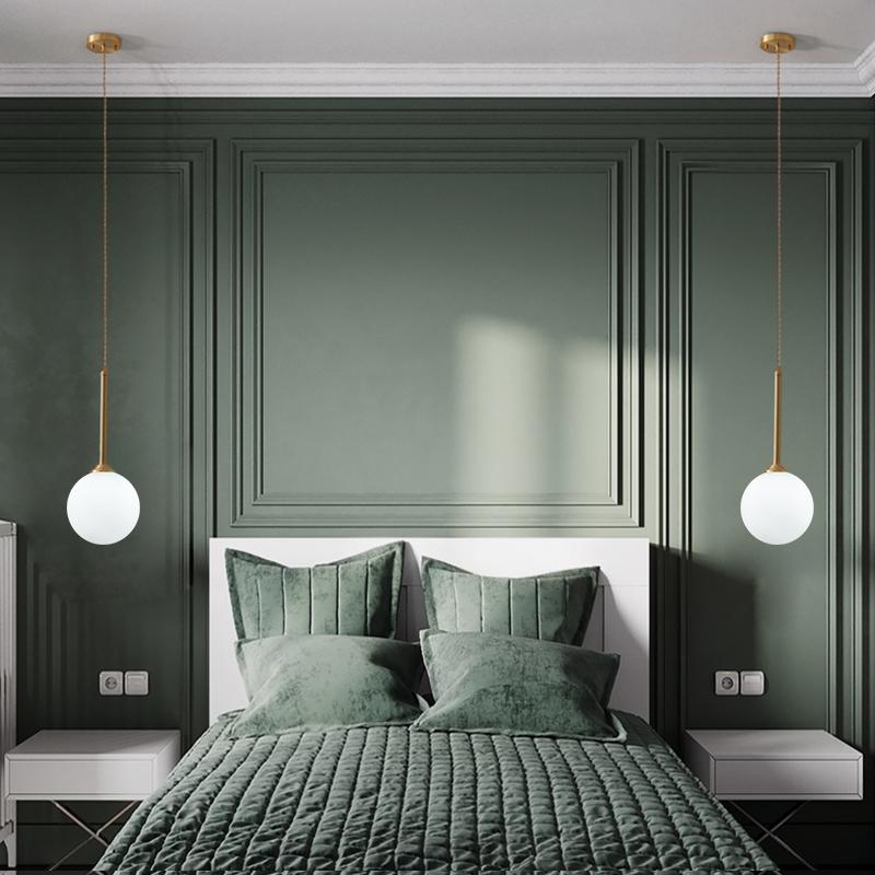 Geometric Opal Globe Pendant Lighting