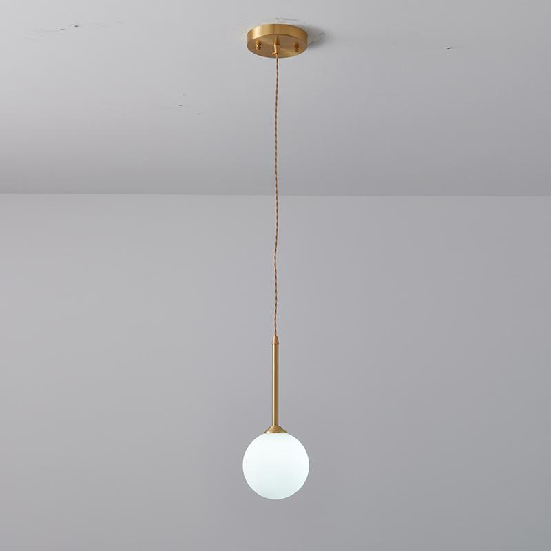 Geometric Opal Globe Pendant Lighting