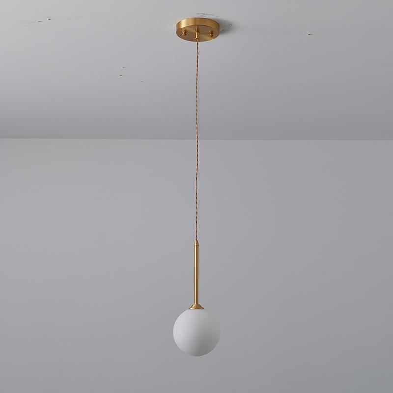 Geometric Opal Globe Pendant Lighting