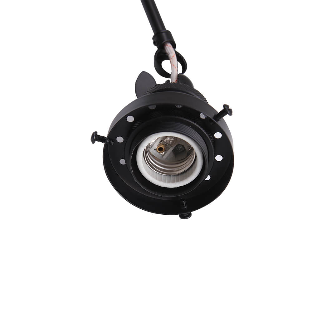 Mid-Century Modern Metal Swing Arm Wall Lamp for Bedroom/Living Room