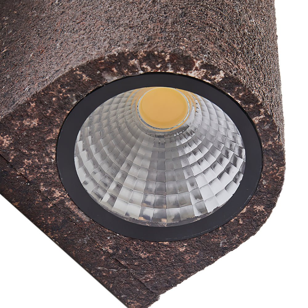 Modern LED Cylinder Stone Wall Sconce