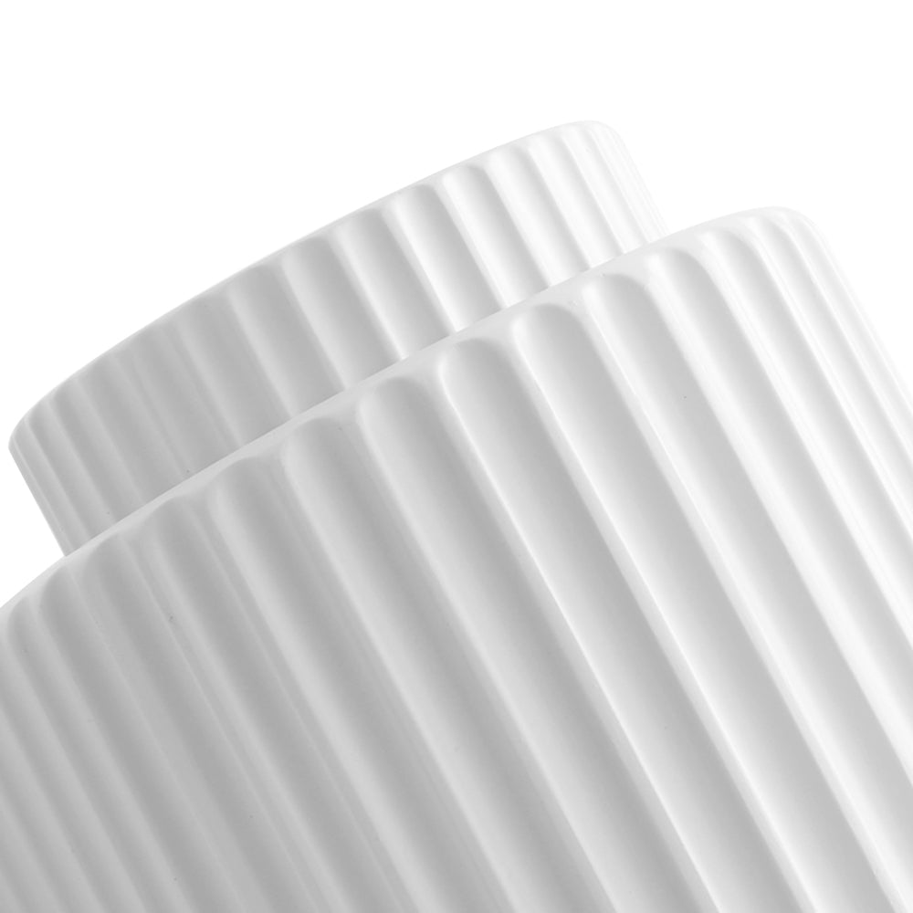 Nordic Cream Style Layer Ceramic Wall Sconce